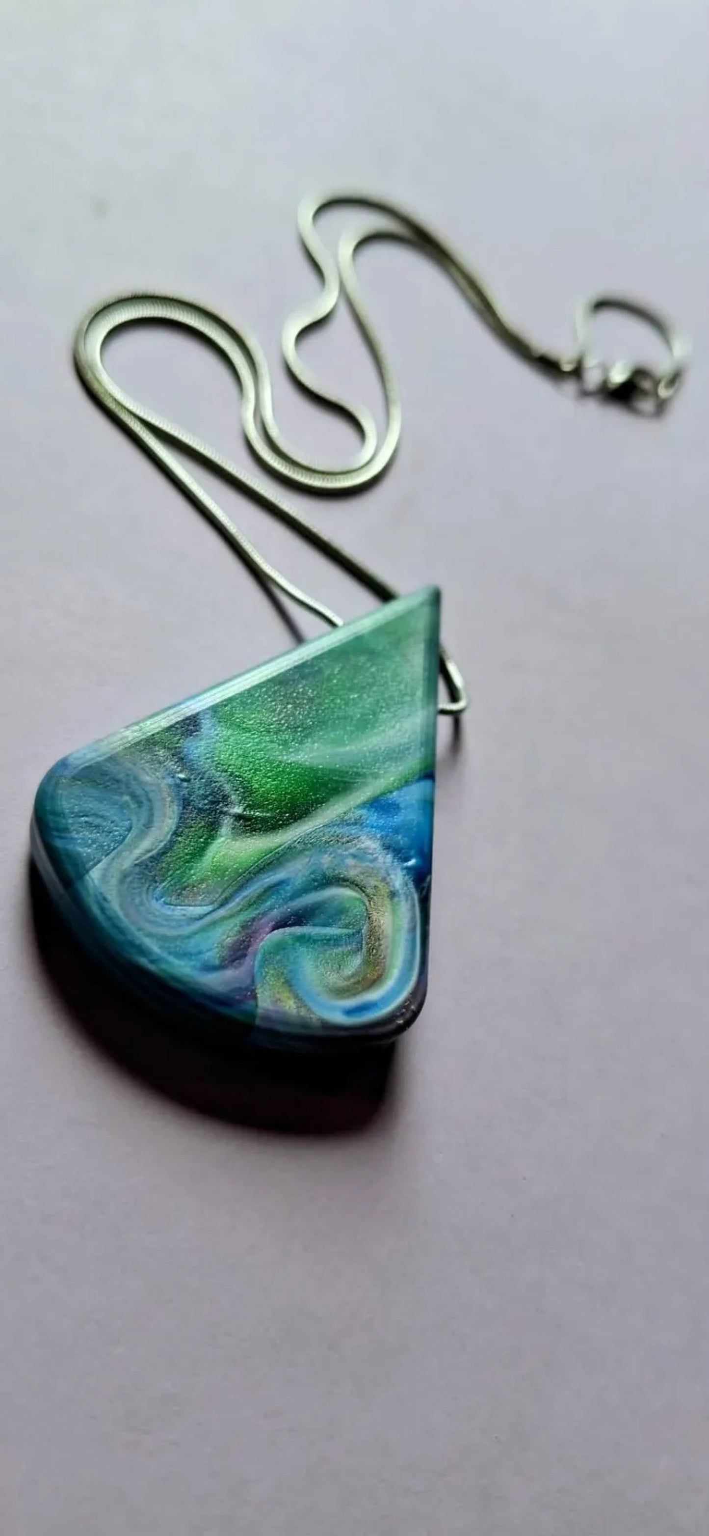Recycled Plastic Necklace Pendant