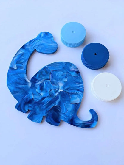 Recycled Plastic Dinosaur Puzzles – Prehistoric Fun with a Purpose!