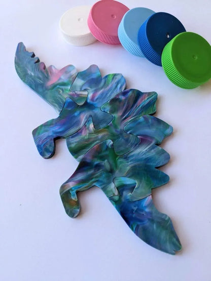 Recycled Plastic Dinosaur Puzzles – Prehistoric Fun with a Purpose!