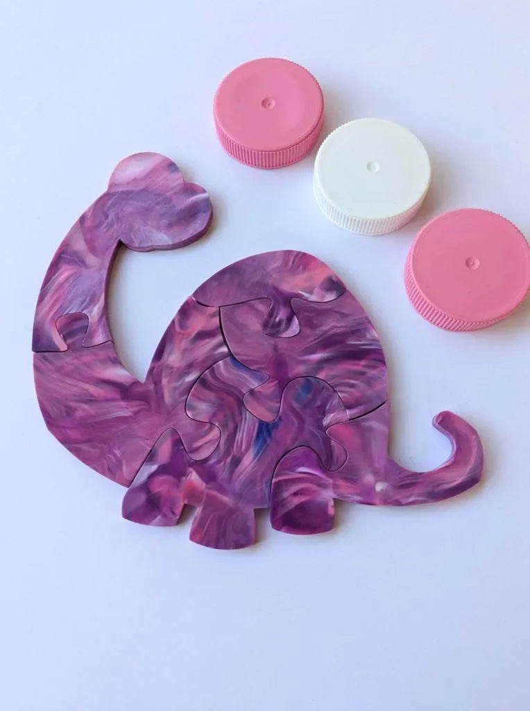 Recycled Plastic Dinosaur Puzzles – Prehistoric Fun with a Purpose!