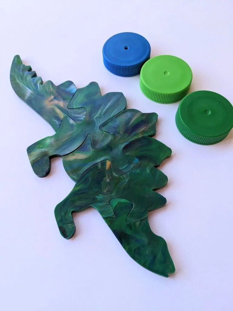 Recycled Plastic Dinosaur Puzzles – Prehistoric Fun with a Purpose!