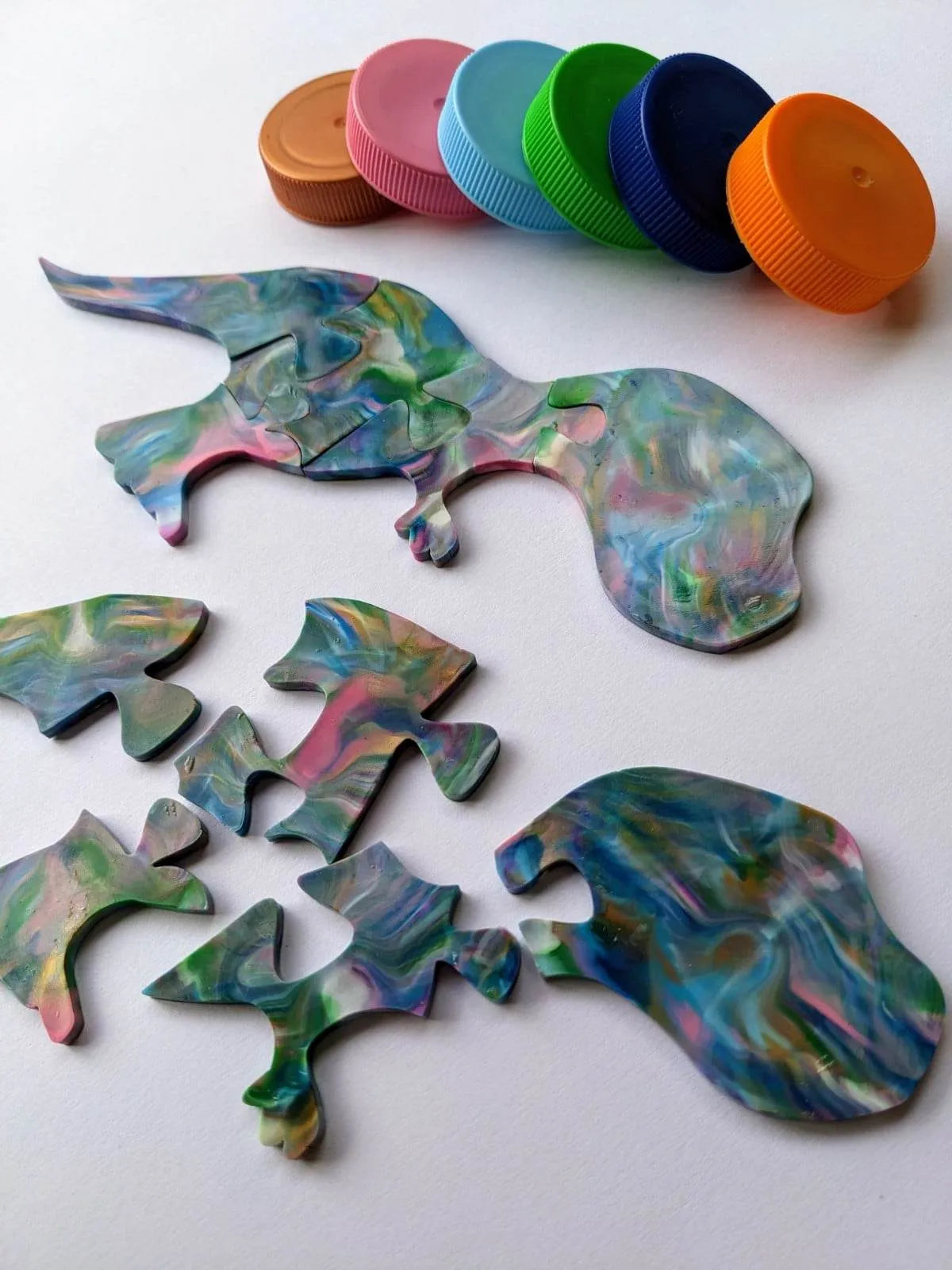 Recycled Plastic Dinosaur Puzzles – Prehistoric Fun with a Purpose!