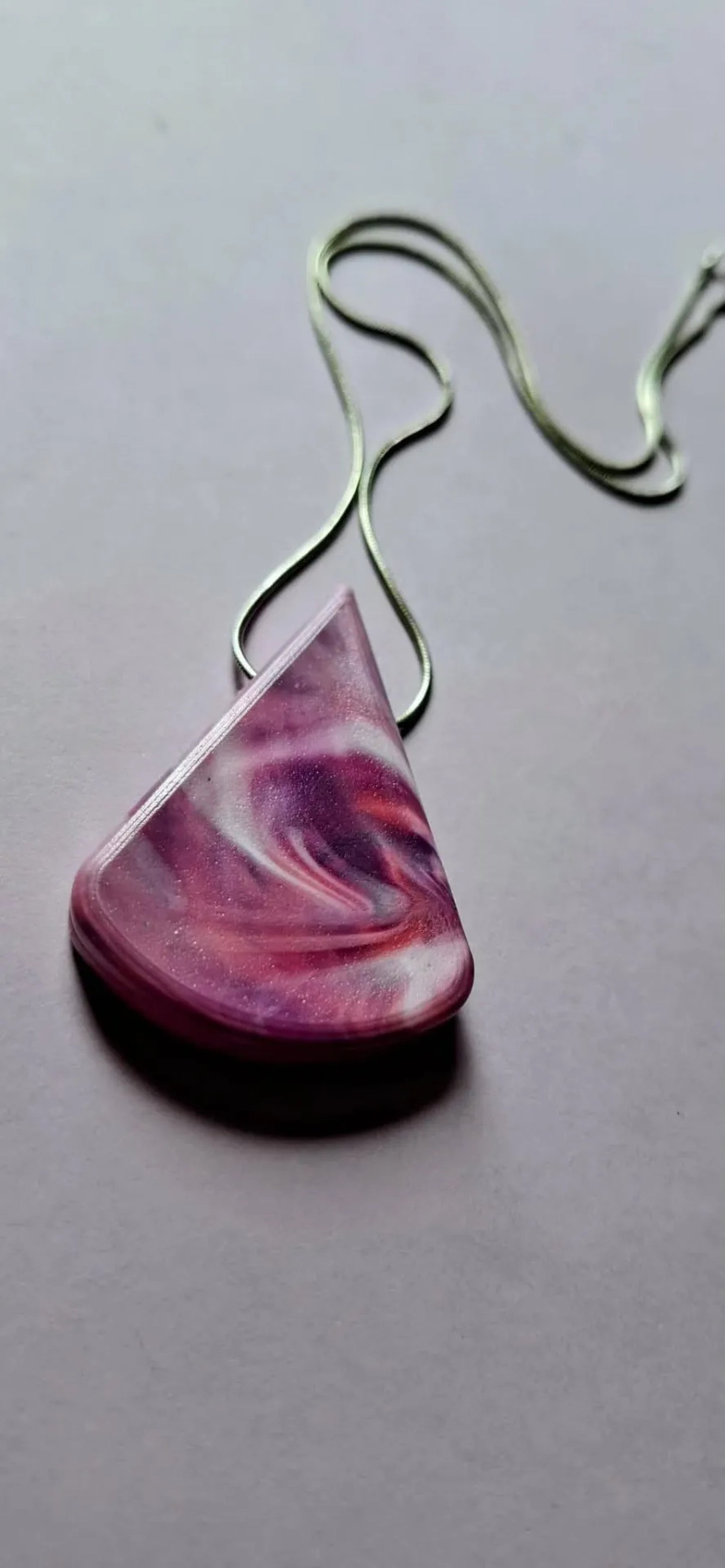Recycled Plastic Necklace Pendant