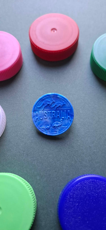 Lapel Pins – Made From 100% Recycled Milk Lids ♻️