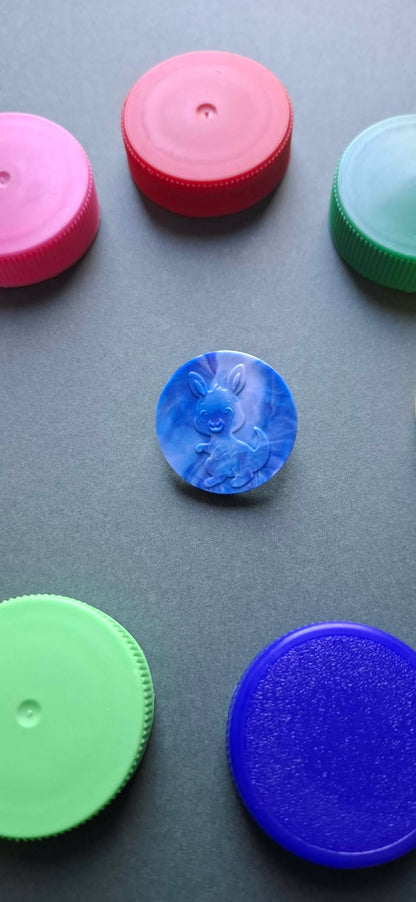 Lapel Pins – Made From 100% Recycled Milk Lids ♻️