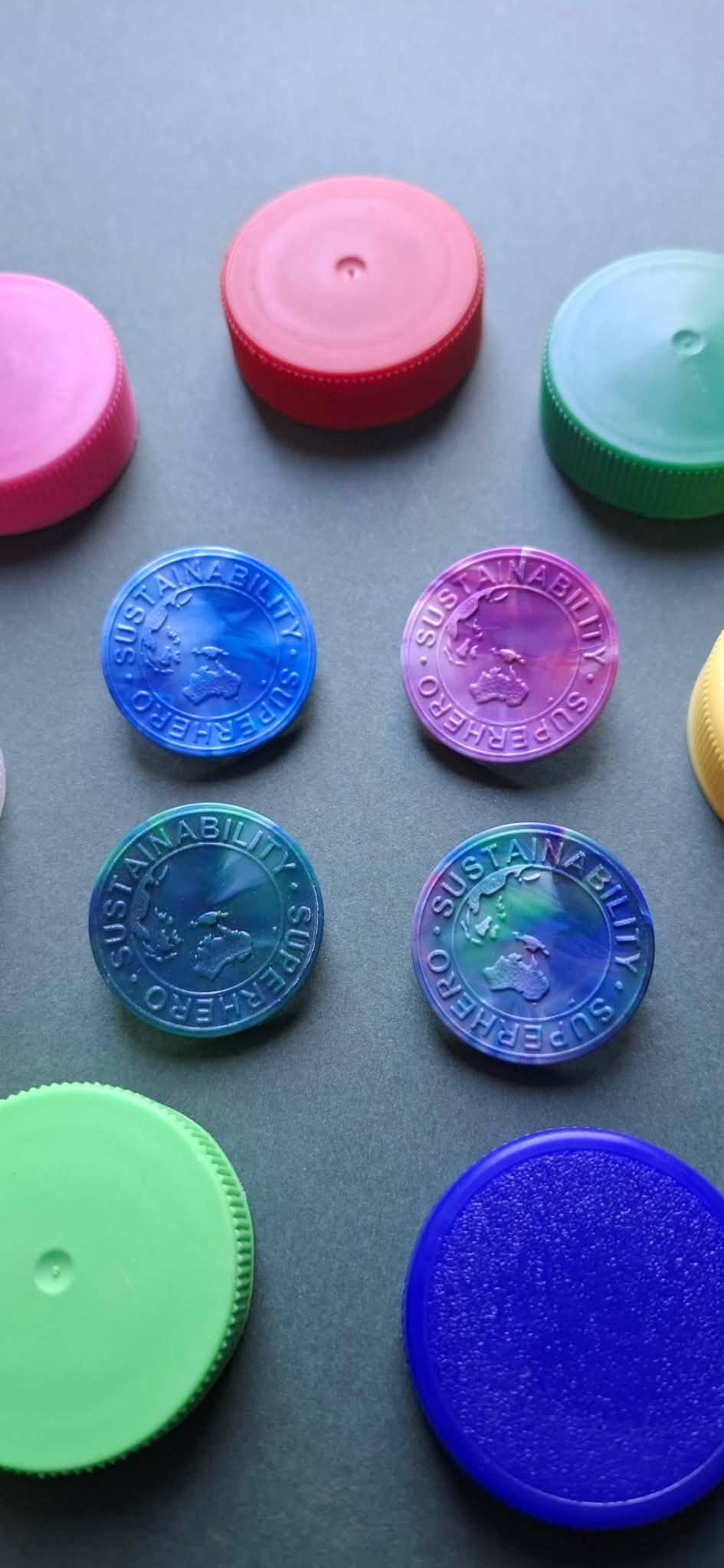 Lapel Pins – Made From 100% Recycled Milk Lids ♻️