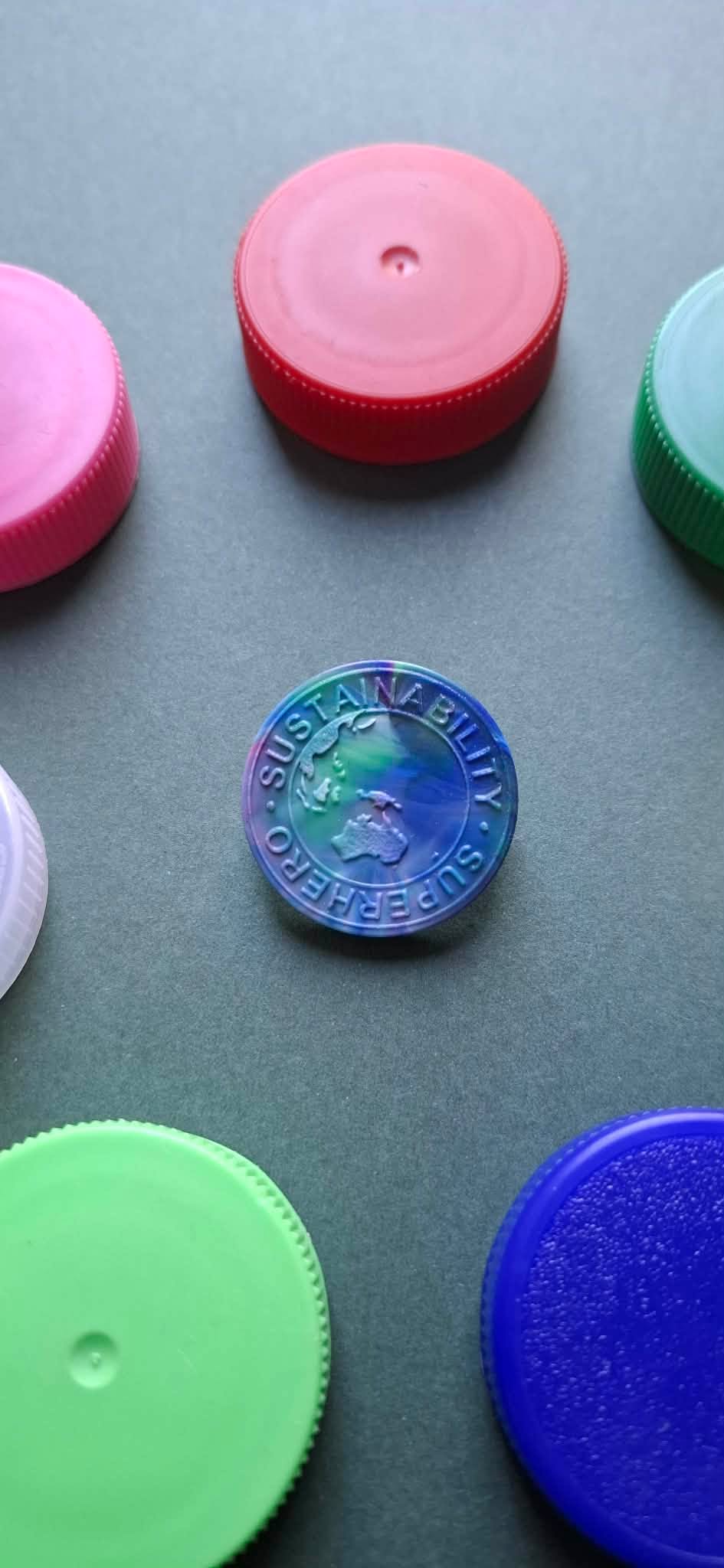 Lapel Pins – Made From 100% Recycled Milk Lids ♻️